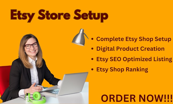 Gig Preview - Do etsy store setup etsy SEO listing to increase sales etsy shop set up