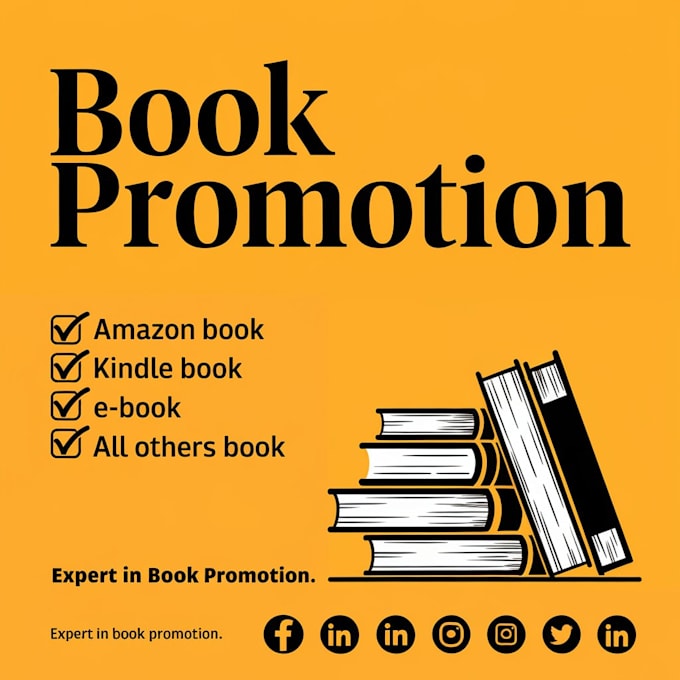 Gig Preview - Do book promotion ebook marketing kindle ebook advertising book marketing