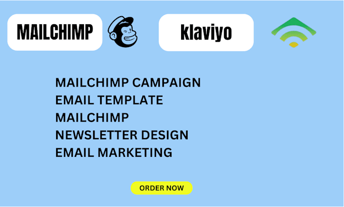 Gig Preview - Design custom mailchimp, klaviyo email newsletter template