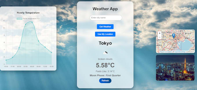 Gig Preview - Build a flask weather app with live data