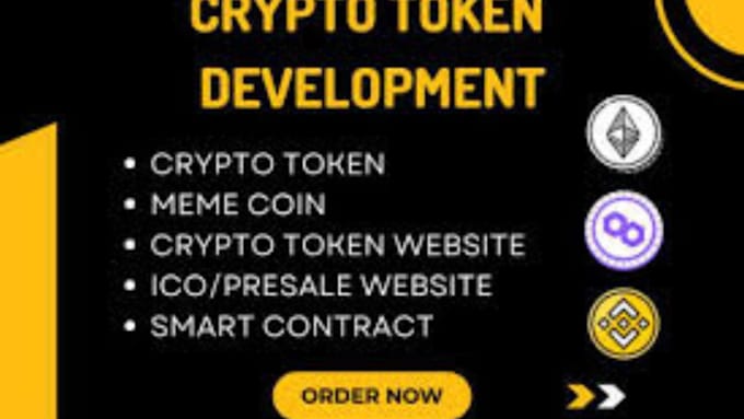 Gig Preview - Create crypto token website, memecoin website, presale ico website