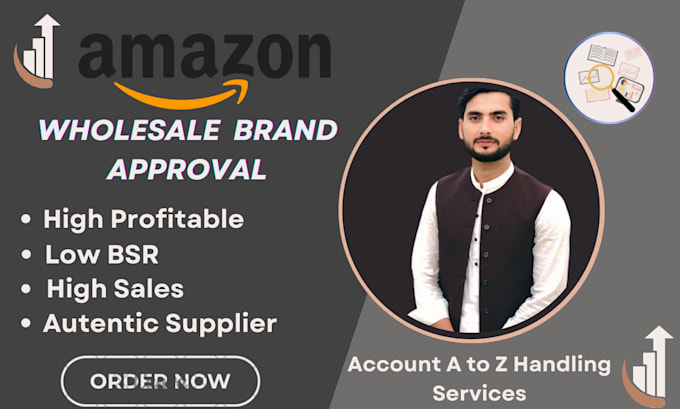 Gig Preview - Amazon wholesale product research and full account handling pro