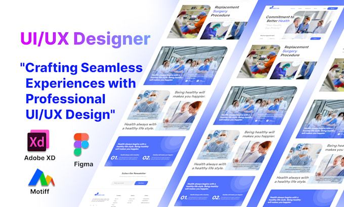 Bestseller - design a professional UI UX mobile app and web UI UX  using figma