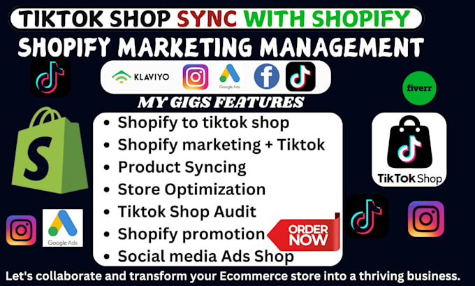 Bestseller - skyrocket tiktok sales shop sync with shopify store marketing