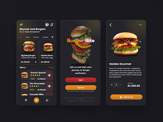 Gig Preview - Develop burger app and website, burger delivery app and burger delivery website