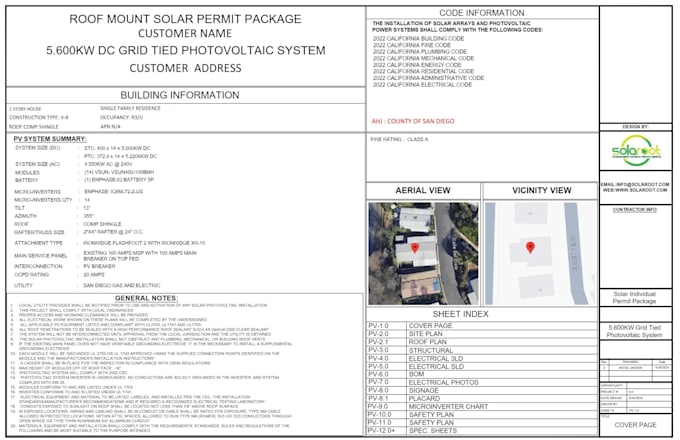 Gig Preview - Design nem permit with enphase third generation battery and other