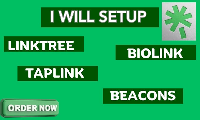 Bestseller - setup linktree bio link tap link landing page for  your  social media