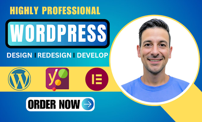 Gig Preview - Responsive landing page website complete business wordpress website from scratch