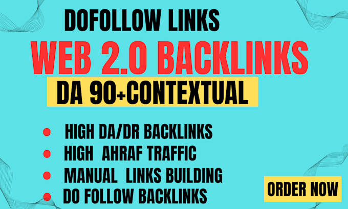 Gig Preview - Provide 1000 web 2 0 backlinks through high authority sites