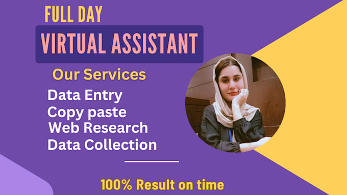 Bestseller - do full day virtual assistant and data entry job