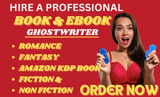 Bestseller - ghostwrite fiction romance ebook writer fantasy erotic story romance ghostwriter