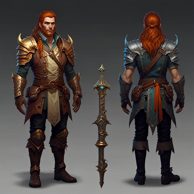 Gig Preview - Make fantasy style game art or character idea art