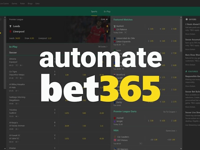 Gig Preview - Build bet365 bot, aviator bot, betfair bot, 1xbet bot