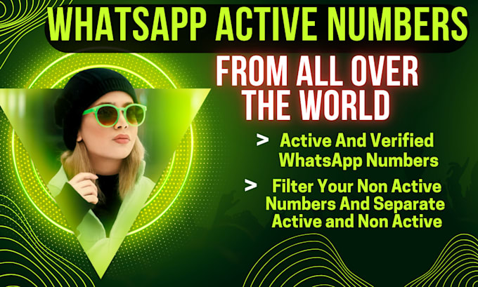 Gig Preview - Filter active whatsapp numbers, whatsapp text messages, emails lists, text sms