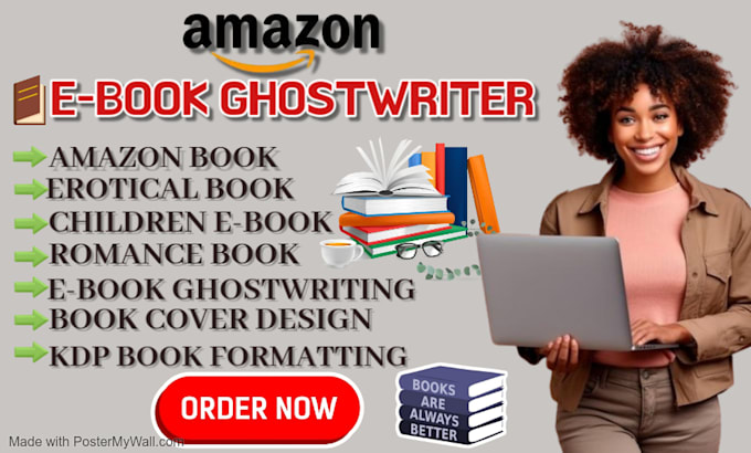 Gig Preview - Ghostwrite fiction ebook, children ebook, christian ebook, nonfiction ebook