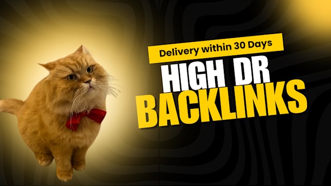 Gig Preview - Link building  high DR SEO backlinks