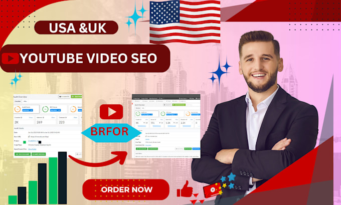 Gig Preview - Promote youtube video SEO organic growth USA and UK