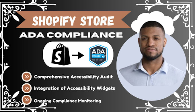 Gig Preview - Setup ada compliance shopify store for accessibility and web testing