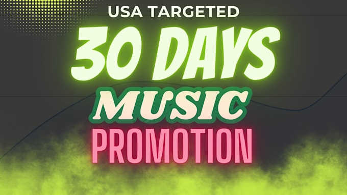 Gig Preview - Do organic spotify promotion to usa audience