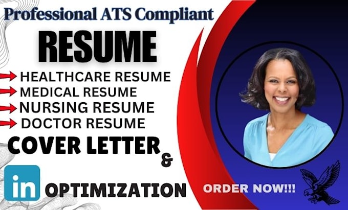 Gig Preview - Craft healthcare resume and cover letter for medical and nursing roles