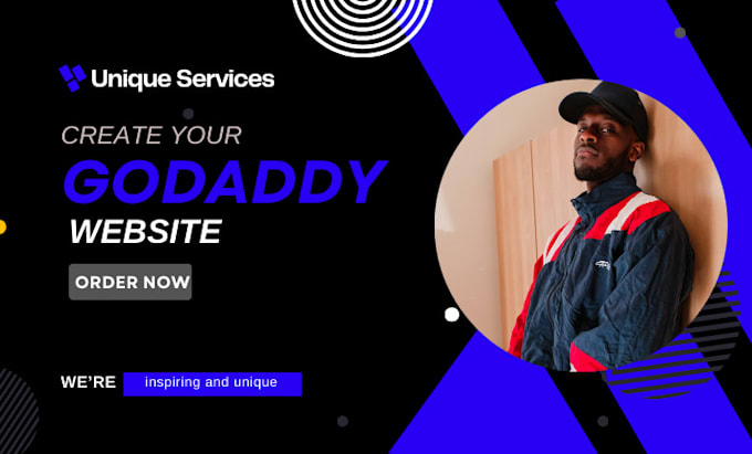 Gig Preview - Godaddy website design godaddy website redesign develop godaddy website