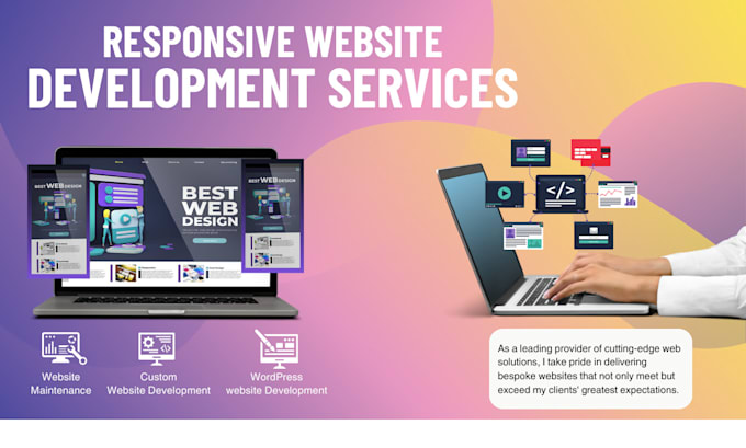 Gig Preview - Provide website development service