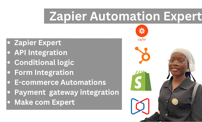 Gig Preview - Automate zapier shopify zoho woocommerce sellfy hubspot omnisend shipstation