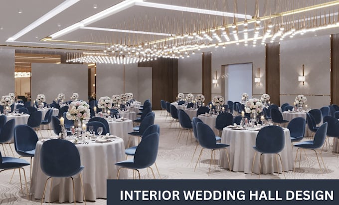 Gig Preview - Create photorealistic rendering of wedding venue, warehouse, banquet hall