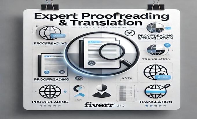 Gig Preview - Edit, proofread, translate and write your documents