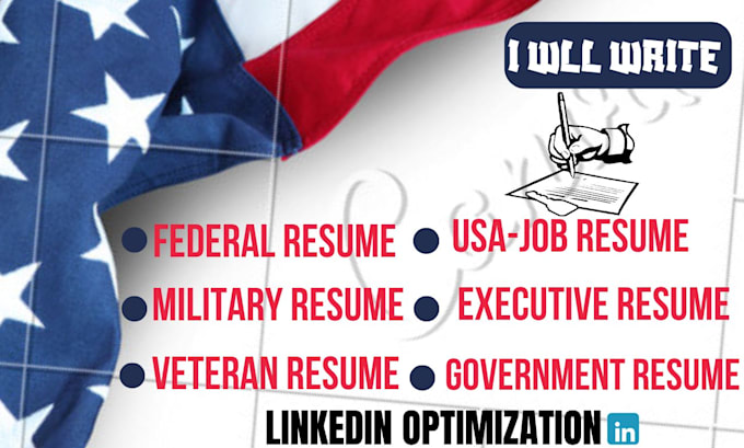 Gig Preview - Craft a federal resume, government, executive resume, usajobs and resume writing