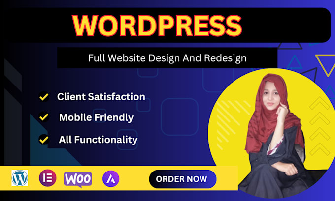 Gig Preview - Transform your brand online design responsive wordpress website