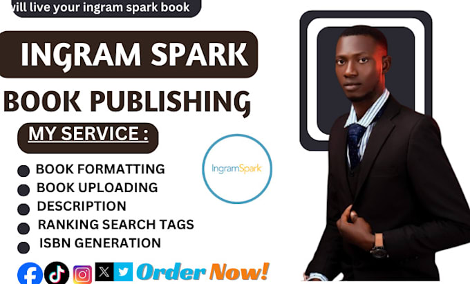 Gig Preview - Do ingram spark book uploading, book publishing, ingramspark book formatting