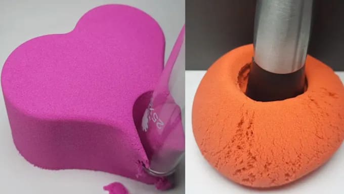 Gig Preview - Make very satisfying and relaxing kinetic sand asmr videos