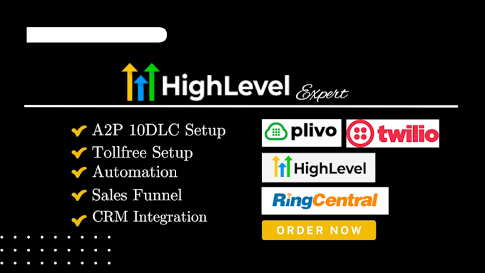 Gig Preview - Gohighlevel landing page ghl automation gohighlevel website and sales funnel