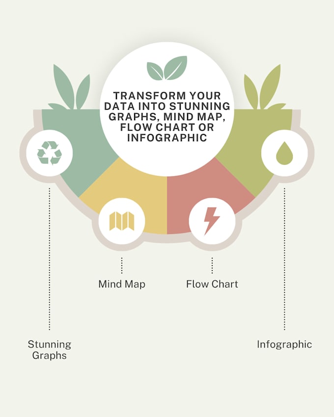 Gig Preview - Transform your data into stunning graphs, mind map, flow chart or infographic