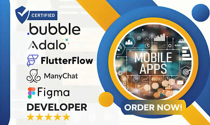 Gig Preview - Do website to app flutter app flutterflow momen web app bubbleio adalo momen app