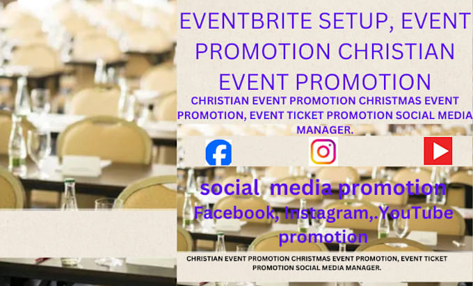 Gig Preview - Do massive event promotion eventbrite setup