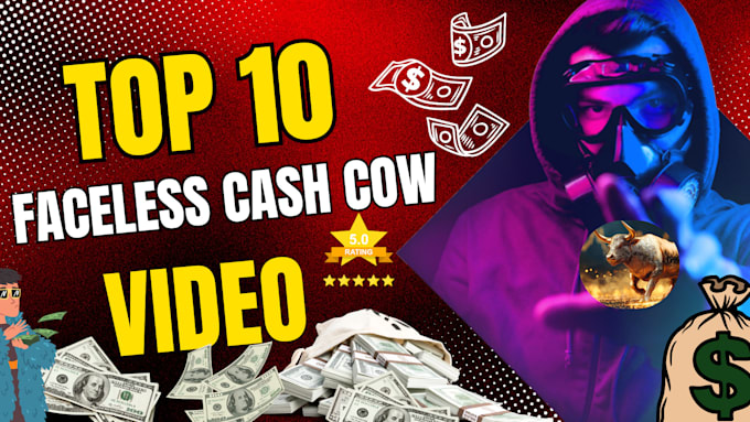 Bestseller - do best top 10 faceless cash cow youtube,automation videos