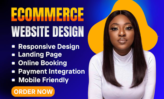 Gig Preview - Build design redesign ecommerce website business website or wordpress website