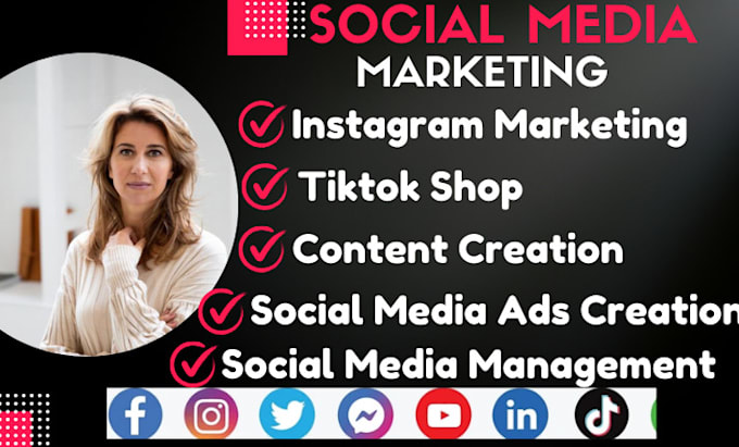 Gig Preview - Be your social media manager do tiktok shop instagram marketing social media ads