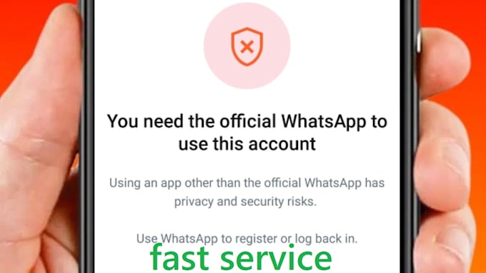 Gig Preview - Assist you fix whatsapp on your android fix login issue