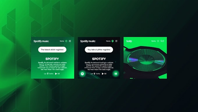 Gig Preview - Design custom spotify banners for your brand