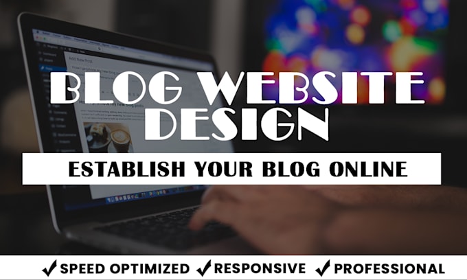 Gig Preview - Create blog website using website builder with wordpress