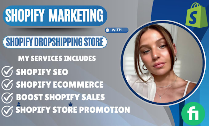 Gig Preview - Shopify marketing shopify promotion ecommerce marketing shopify manager