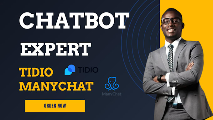 Gig Preview - Set up, customize your tidio chatbot, manychat for lead generation and customer