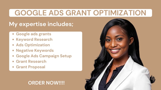 Gig Preview - Register and set up a google ads grant for your nonprofit