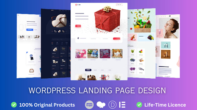 Bestseller - design professional wordpress landing page using elementor