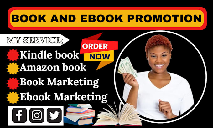 Gig Preview - Do amazon book promotion, ebook promotion amazon kindle marketing ebook  KDP ads