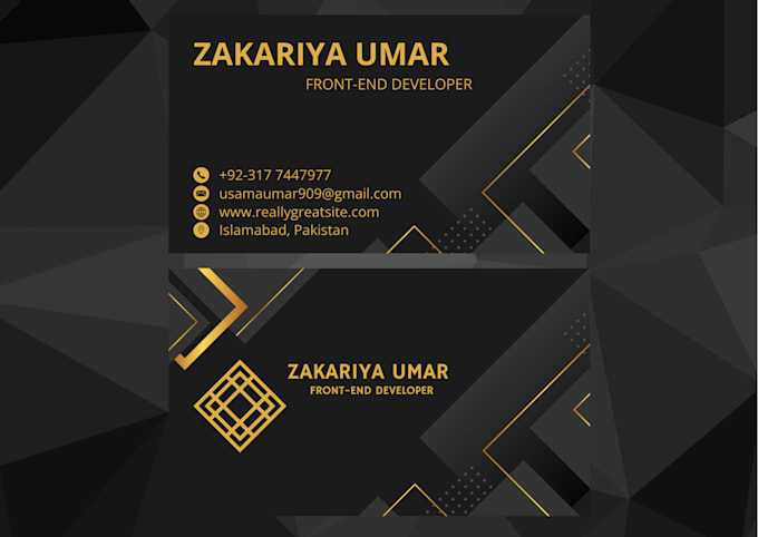 Gig Preview - Design unique professional business card in 12 hours