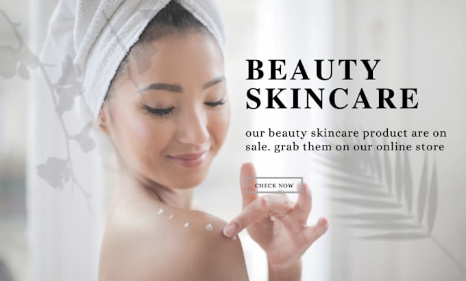 Gig Preview - Design shopify skincare store, skincare website, shopify store, beauty website